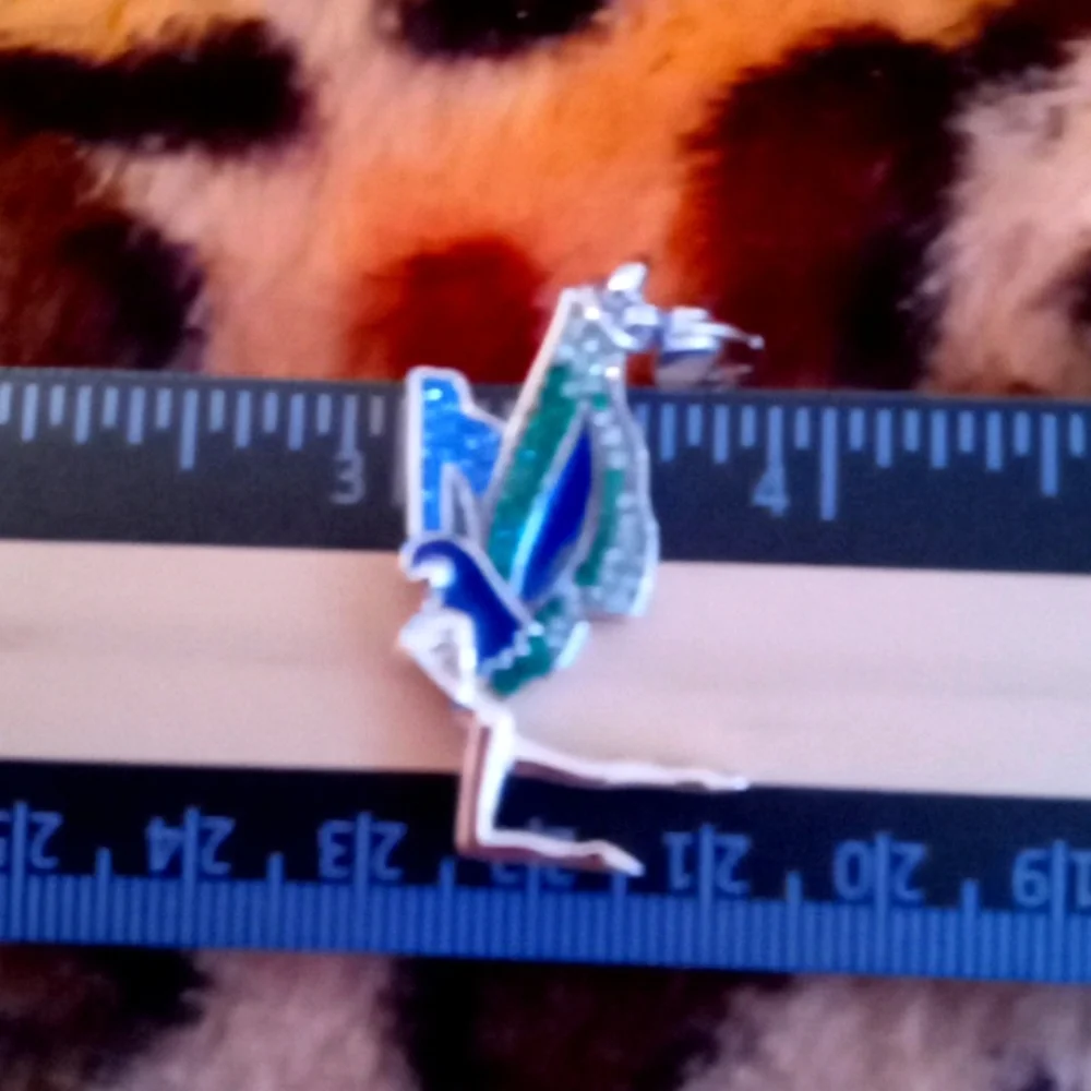 VINTAGE SWAROVSKI CRYSTAL FAIRY CHARM - Picture 3 of 4